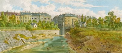 Wien Nehri üzerindeki Elisabeth Köprüsü by Franz Gerasch