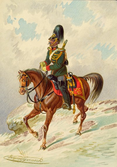 atlı asker by Franz Gerasch