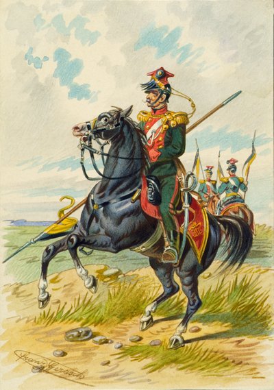 atlı asker by Franz Gerasch