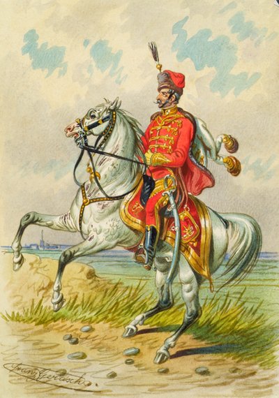 atlı asker by Franz Gerasch