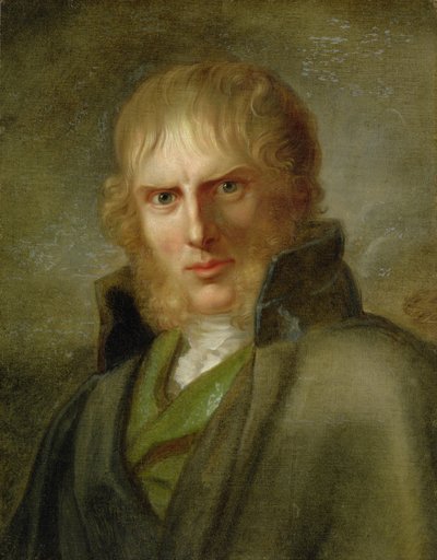 Ressam Caspar David Friedrich (1774-1840) by Franz Gerhard von Kugelgen