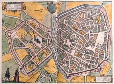 Arras - Kuzey Fransa by Franz Hogenberg
