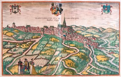 Frankenberg, Hollanda (gravür by Franz Hogenberg