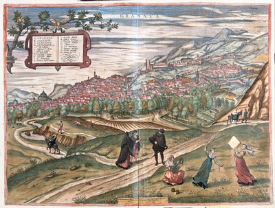 Granada, İspanya by Franz Hogenberg
