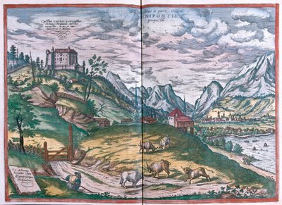 Innsbruck, Avusturya (gravür by Franz Hogenberg