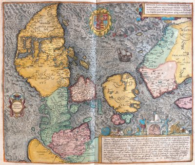 Jutland, Danimarka (gravür by Franz Hogenberg