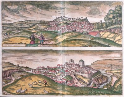 Lebrija ve Setenil - İspanya (gravür by Franz Hogenberg