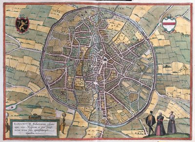 Leuven, Belçika (gravür by Franz Hogenberg