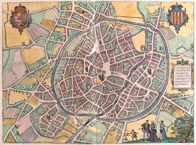 Mechelen, Belçika (gravür by Franz Hogenberg