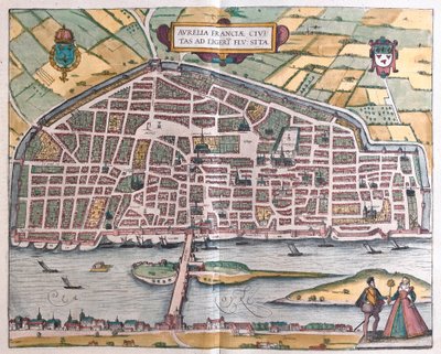 Orleans - Fransa by Franz Hogenberg