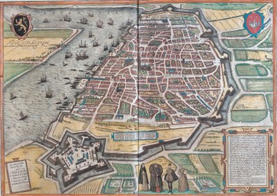Anvers Haritası by Franz Hogenberg