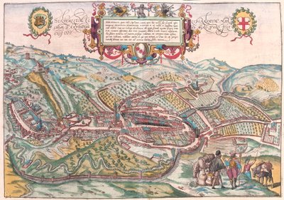 Serravalle, Vittorio Veneto (Treviso), İtalya (gravür by Franz Hogenberg
