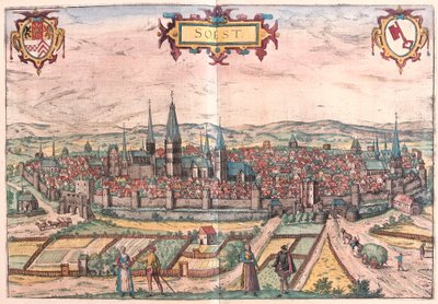 Soest, Almanya (gravür by Franz Hogenberg