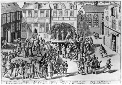Alba Dükü Fernando Alvarez de Toledo (1508-82) Hükümeti sırasında Bruges