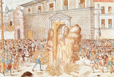 Asılarak idama mahkûm edilen hakim Anne du Bourg