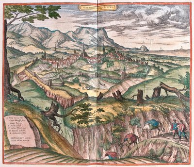 Velletri, İtalya (gravür by Franz Hogenberg