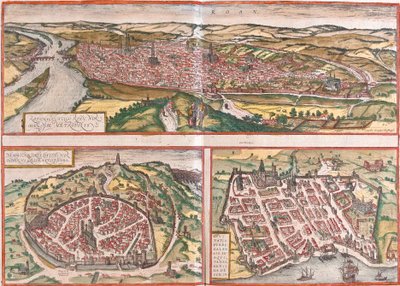Rouen (Rotomagus), Nimes (Nemausus) ve Bordeaux (Burdigala), Fransa
