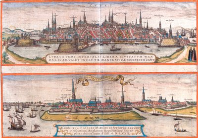 Lübeck (Lubeca) ve Hamburg (Hamburga), Almanya