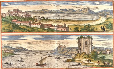 Pozzoli (Puteoli) ve Körfezler (Baiae) (bugünkü Baia), İtalya, Napoli Körfezi