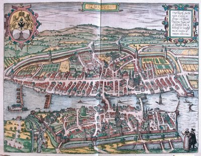 Zürih, İsviçre (gravür by Franz Hogenberg