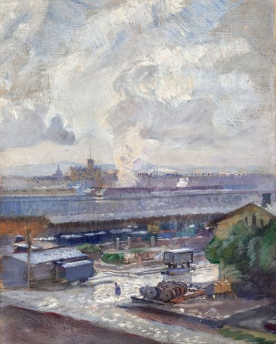 Kuzey Demiryolunun kömür istasyonu by Franz Hohenberger
