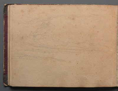 Roma ve Çevresi Manzaralı Albüm, Peyzaj Çalışmaları, sayfa 29b: Peyzaj Çalışması. by Franz Johann Heinrich Nadorp