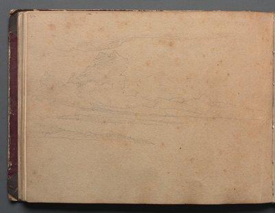 Roma ve Çevresi Manzaralı Albüm, Peyzaj Çalışmaları, sayfa 29b: Peyzaj Çalışması by Franz Johann Heinrich Nadorp