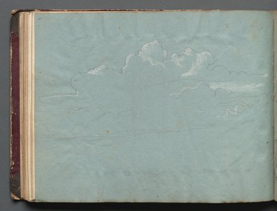 Roma ve Çevresi Manzaralı Albüm, Peyzaj Çalışmaları, sayfa 36b: Bulut Çalışması by Franz Johann Heinrich Nadorp