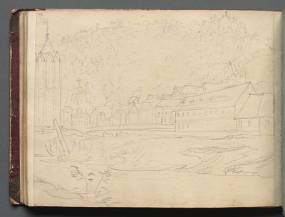 Roma ve Çevresi Manzaralı Albüm, Peyzaj Çalışmaları, sayfa 48b: Roma Manzarası by Franz Johann Heinrich Nadorp