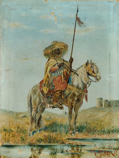 At sırtında Meksikalılar by Franz Josef Georg Illem