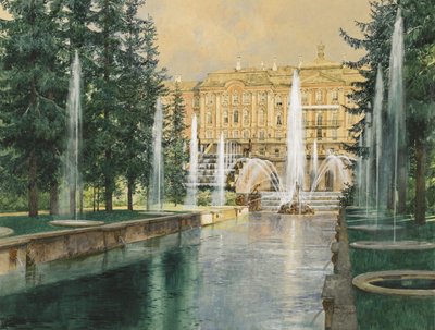 Peterhof, 1898 by Franz Kopallik