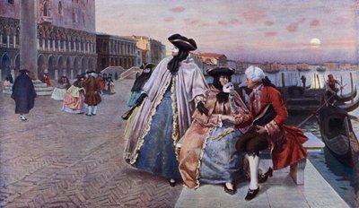 Balodan sonra Venedik (renkli taş) by Franz Leo Ruben