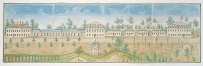 Wilhelmsbad (kağıt üzerinde tuvalet ve kalem) by Franz Ludwig Cancrin