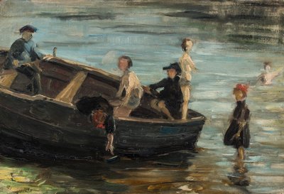 Teknedeki Çocuklar by Franz Marc