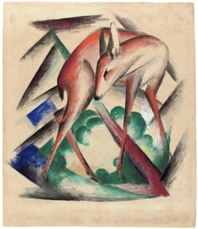 Geyik, 1912 by Franz Marc