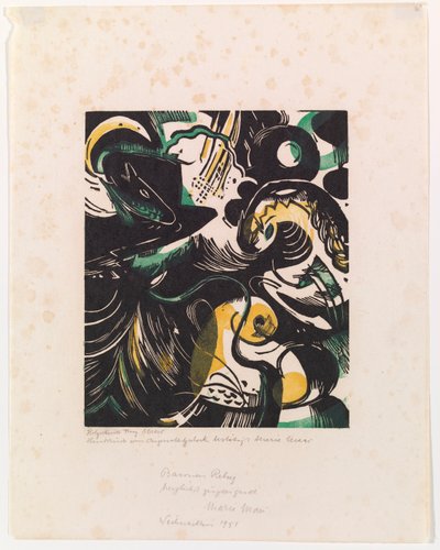 Yaratılış II by Franz Marc
