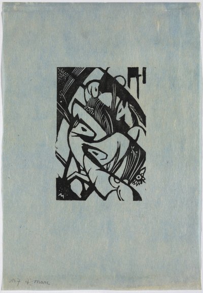 Almanca: Atlama atları by Franz Marc
