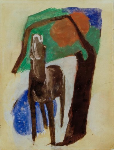 Şikayetçi at by Franz Marc