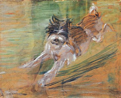Sıçrayan köpek by Franz Marc