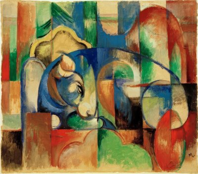 yalancı boğa by Franz Marc