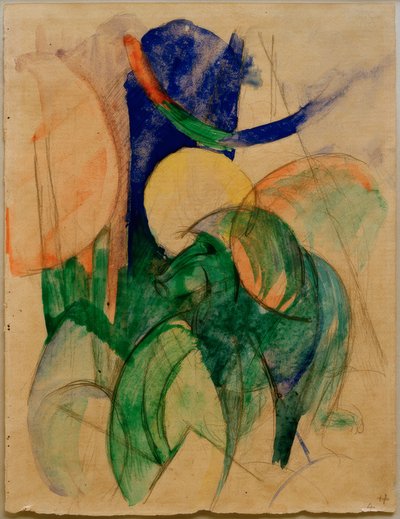 mandril by Franz Marc