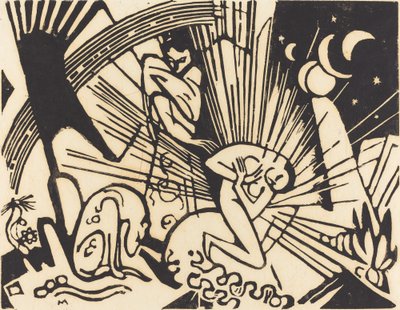 Uzlaşma Versoehnung, 1912. by Franz Marc