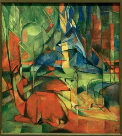 Ormandaki Geyik II by Franz Marc