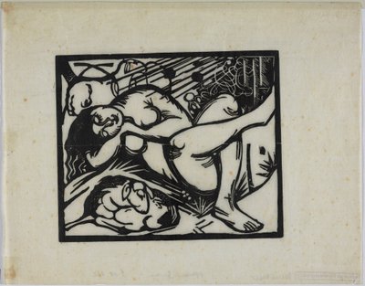 Uyuyan Çoban Kız by Franz Marc