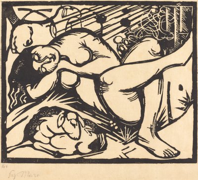Uyuyan Çoban Uyuyan Çoban, 1912. by Franz Marc
