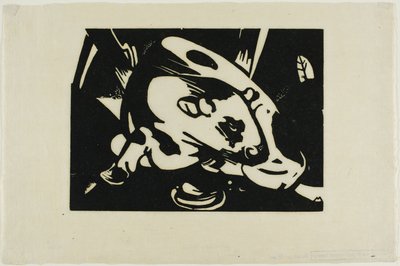Boğa by Franz Marc