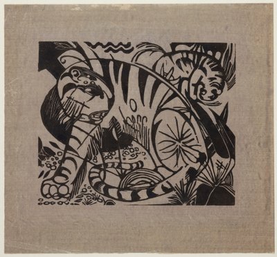 Kaplanlar by Franz Marc