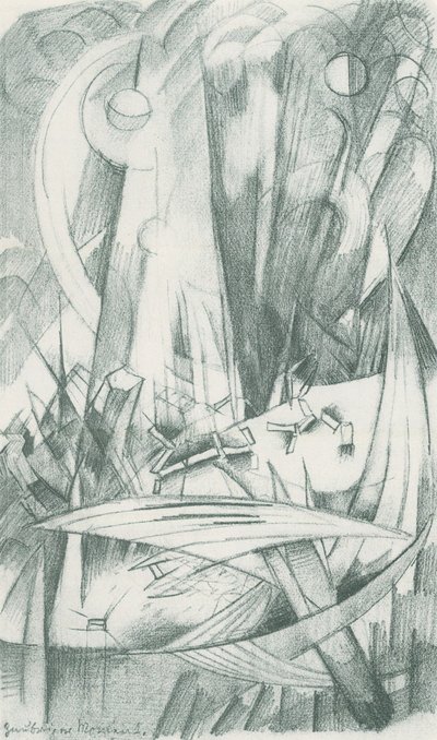 Büyülü bir an by Franz Marc