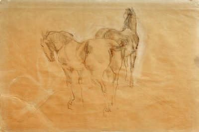 İki at by Franz Marc