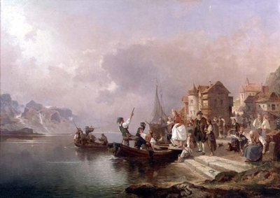 Norveç Düğünü by Franz Richard Unterberger